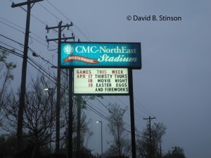 Marquee At CNC NorthEast Stadium, Home of the Kinnapolis Intimidators