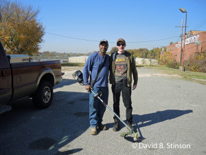 Bishop James A. Winslow, Jr. and Baseball Historian Ken Mars.