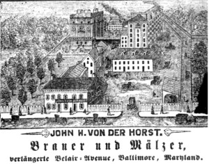 Von Der horst Brewery Circa 1880s (courtesy of Ken Mars)