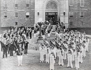 Front Entrance To St. Mary's Industrial School, In 1919, Before Fire That Destroyed the Building Later That Year (Baltimore Sun Photo)